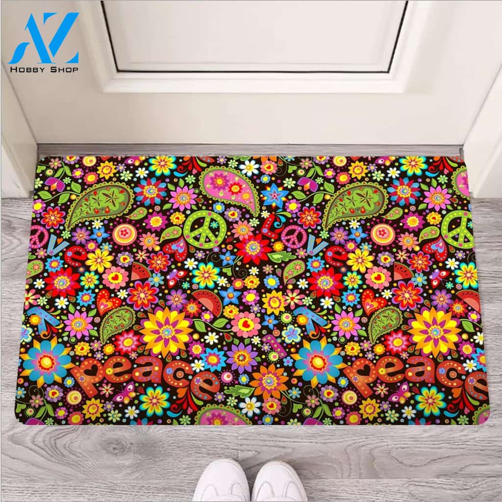 Hippe Peace Door Mat