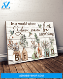 Hippie Bekind, Humming Bird & Flower Wart Art, Wall Decor, Poster, Canvas, Metal Sign