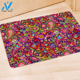 Hippie Paisley Door Mat