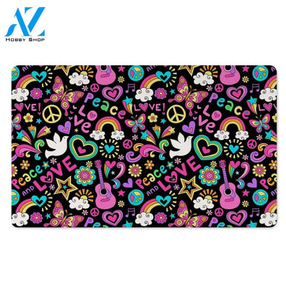 Hippie Retro Door Mat