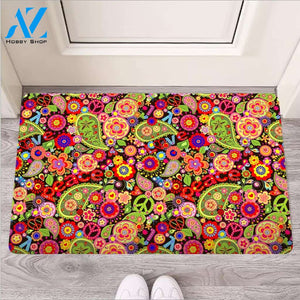 Hippie Trippy Door Mat