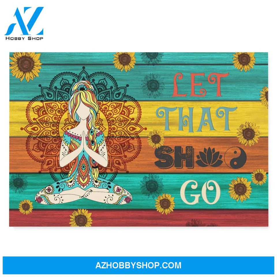 Hippie Woman - Let That Sh*t Go - Canvas
