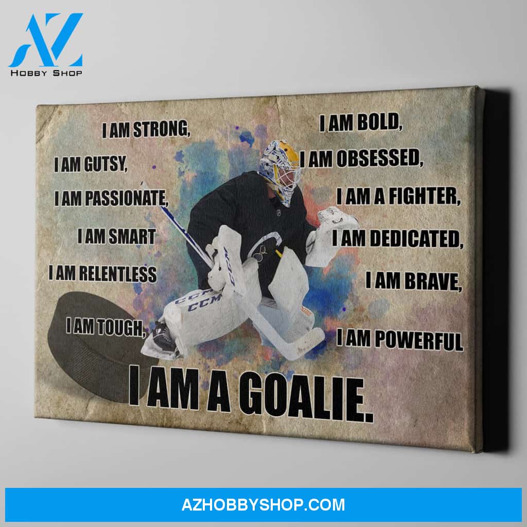 Hockey Goalie Custom canvas prints With Your Photo