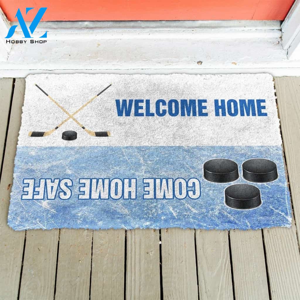 Gearhumans Gearhuman 3D Hockey Welcome Home Custom Doormat