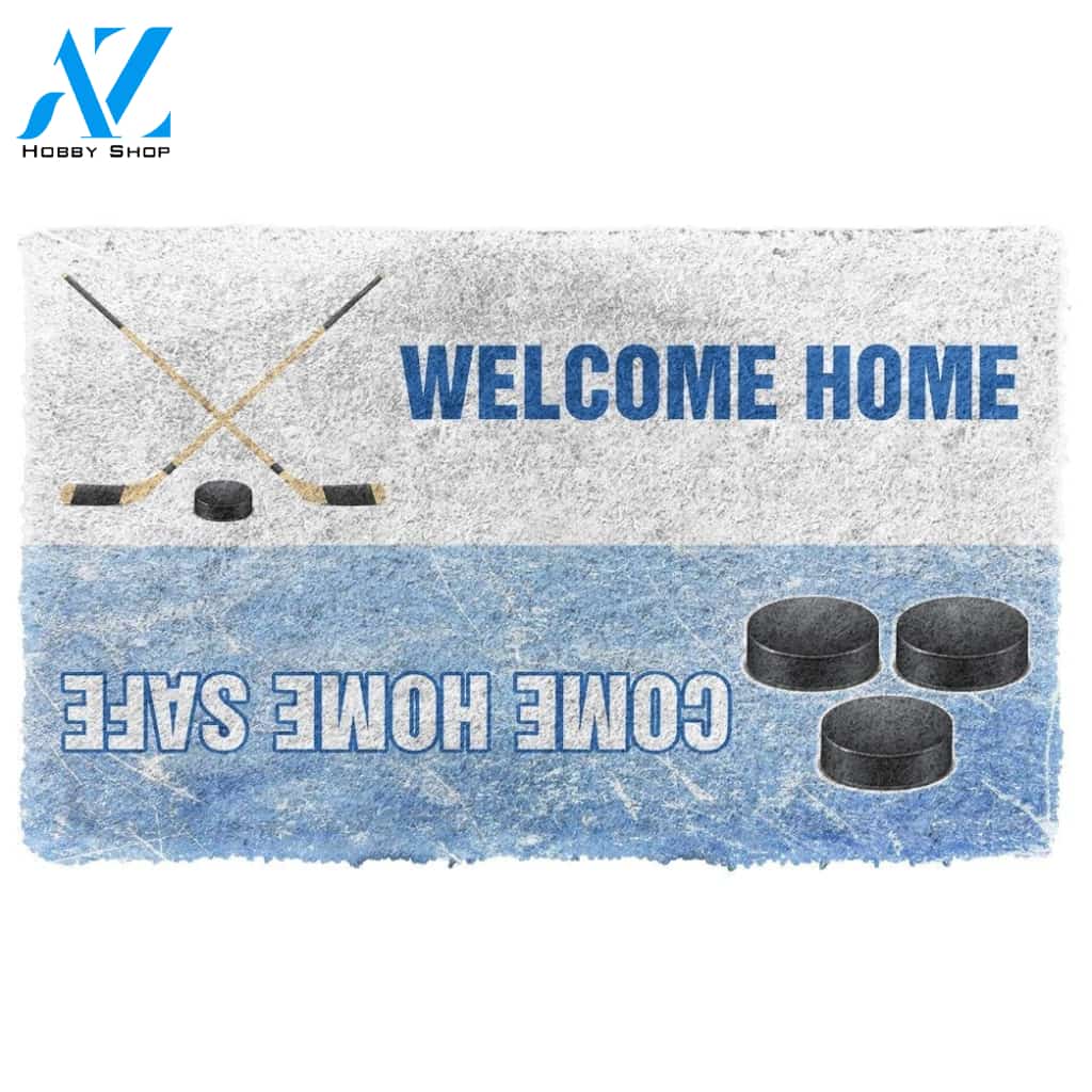 Gearhumans Gearhuman 3D Hockey Welcome Home Custom Doormat