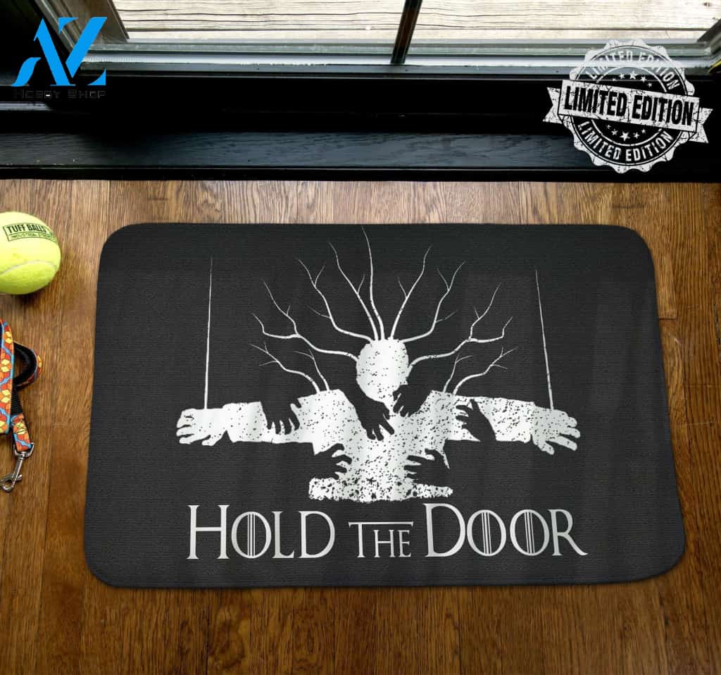 Hold The Door Doormat