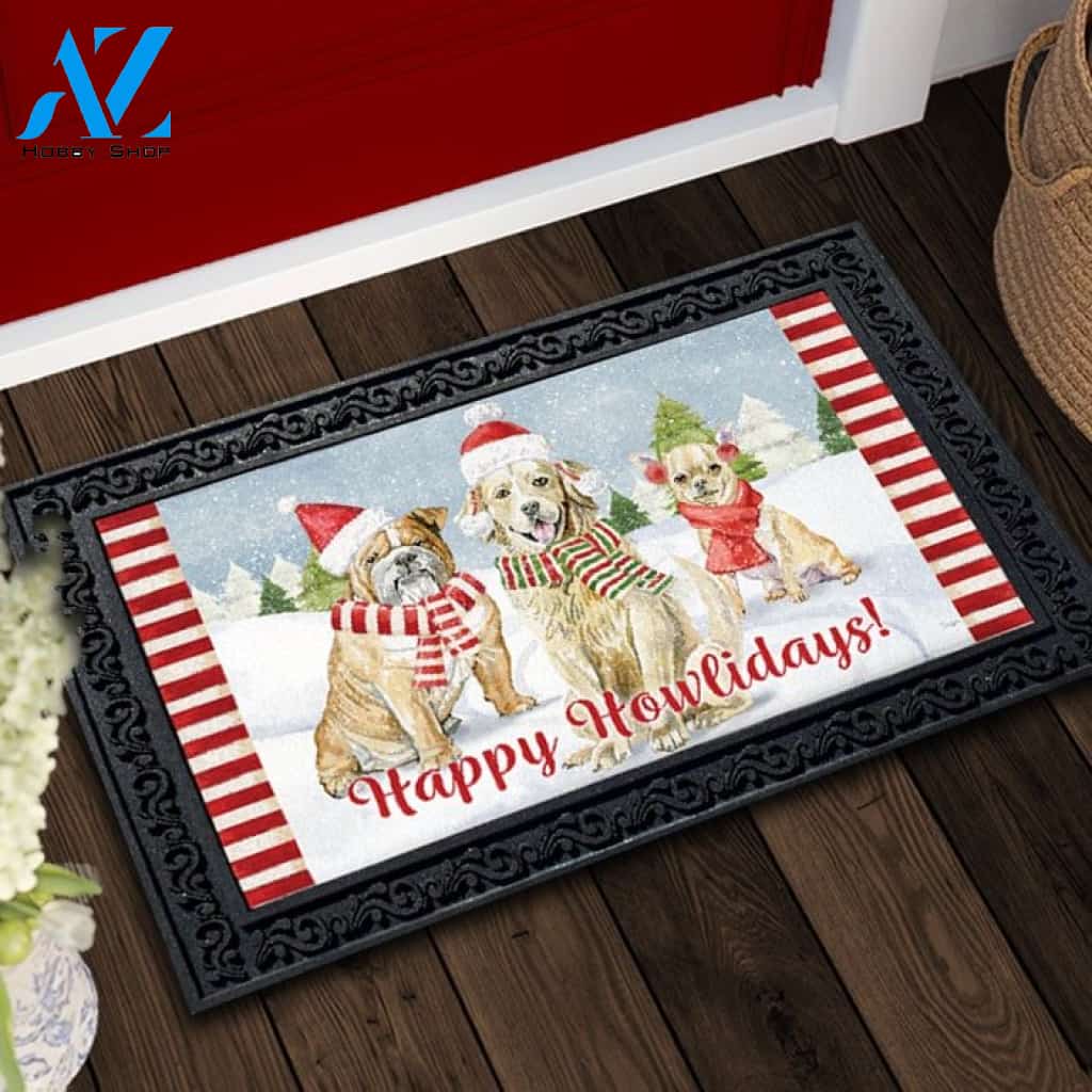 Holiday Howlers Doormat - 18" x 30"