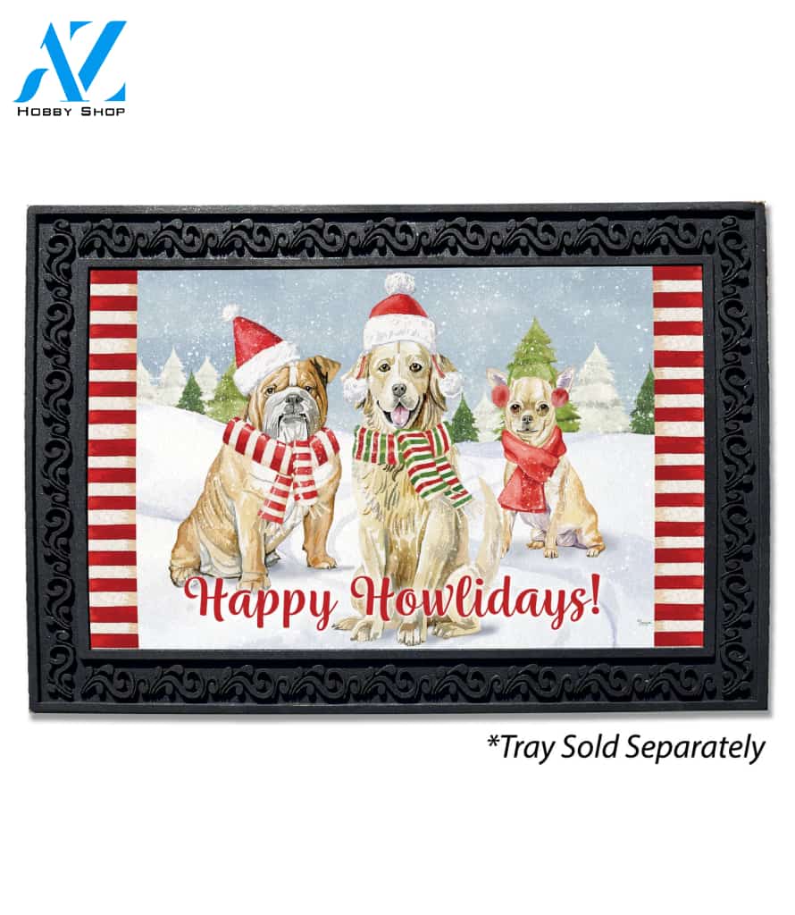 Holiday Howlers Doormat - 18" x 30"