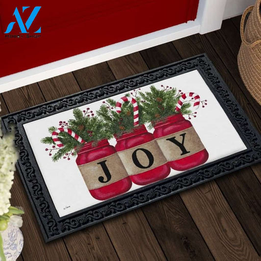 Holiday Joy Mason Jars Doormat - 18" x 30"