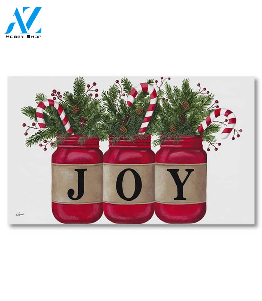 Holiday Joy Mason Jars Doormat - 18" x 30"
