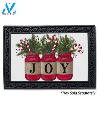 Holiday Joy Mason Jars Doormat - 18" x 30"