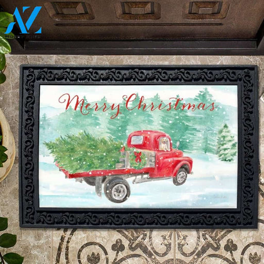 Holiday Pickup Truck Doormat - 18" x 30"