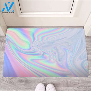 Holographic Abstract Door Mat