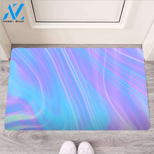 Holographic Print Door Mat