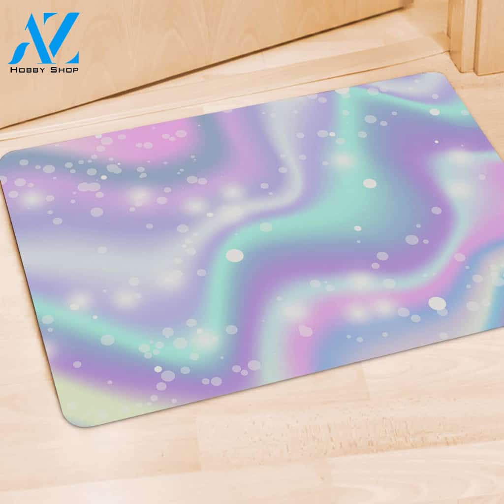 Holographic Psychedelic Door Mat