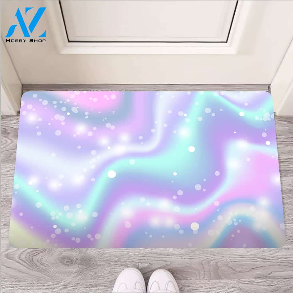 Holographic Psychedelic Door Mat