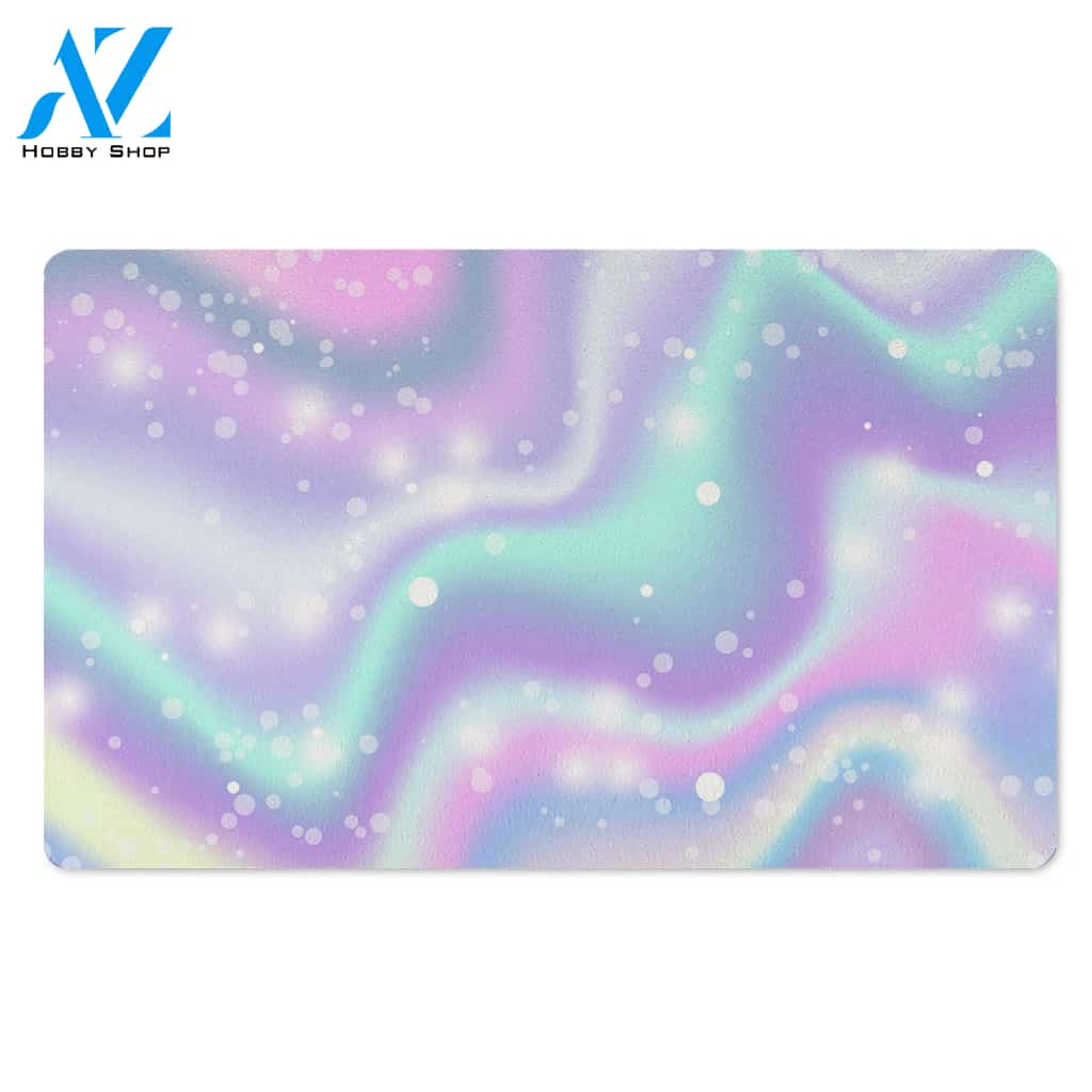 Holographic Psychedelic Door Mat
