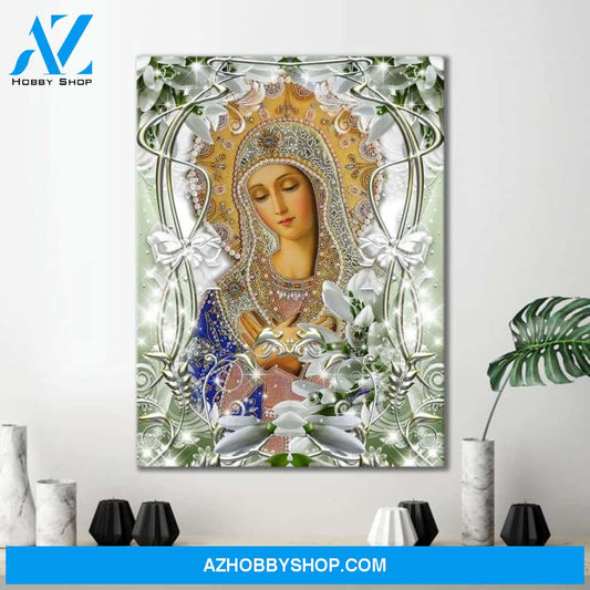 Holy Mother Mary Canvas And Poster,Canvas Prints,Wall Decor Visual Art