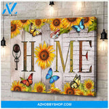 Home Butterfly Wall Art Canvas