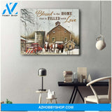Home Cow Canvas Wall Art, Wall Decor Visual Art Decor, Great Gift for Cows Lovers Canvas