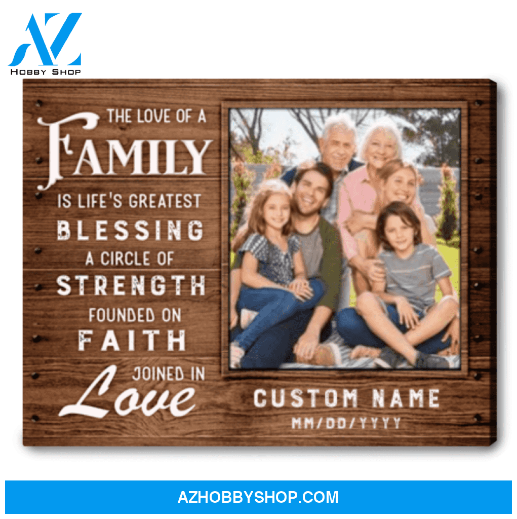 Home Decoration Gift Ideas Personalized Gifts For A Family Custom Canvas Photo Print