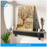 Home Deer and Bird Canvas Wall Art Decor