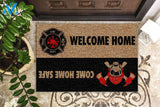 Home Firefighter Doormat | WELCOME MAT | HOUSE WARMING GIFT