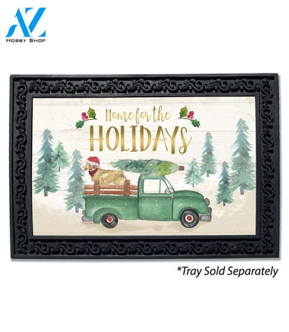 Home for the Holidays Truck Doormat - 18" x 30"