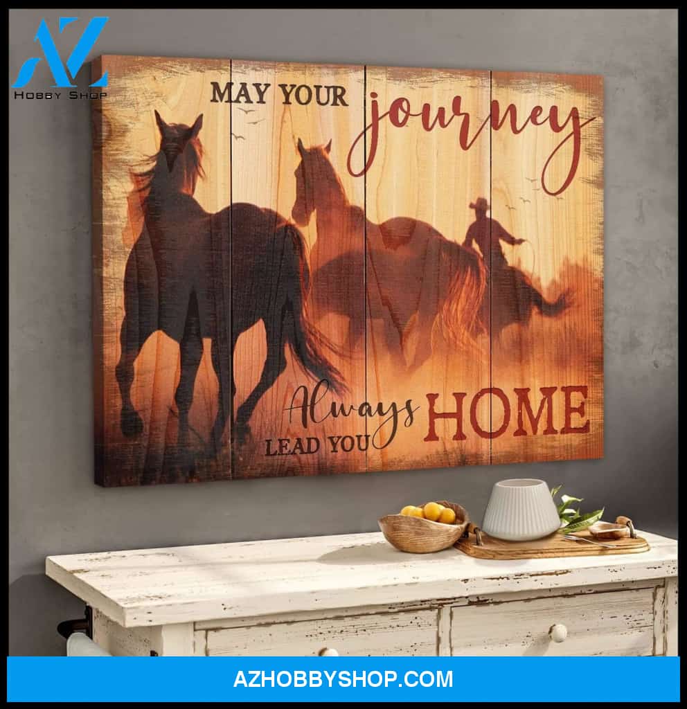 Home Horse Wall Art Canvas