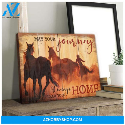 Home Horse Wall Art Canvas