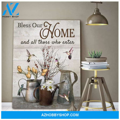 Home Hummingbird Wall Art Canvas