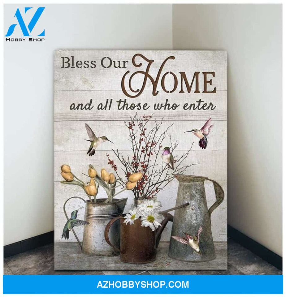 Home Hummingbird Wall Art Canvas