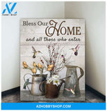 Home Hummingbird Wall Art Canvas