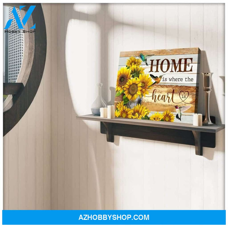 Home Hummingbird Wall Art Canvas