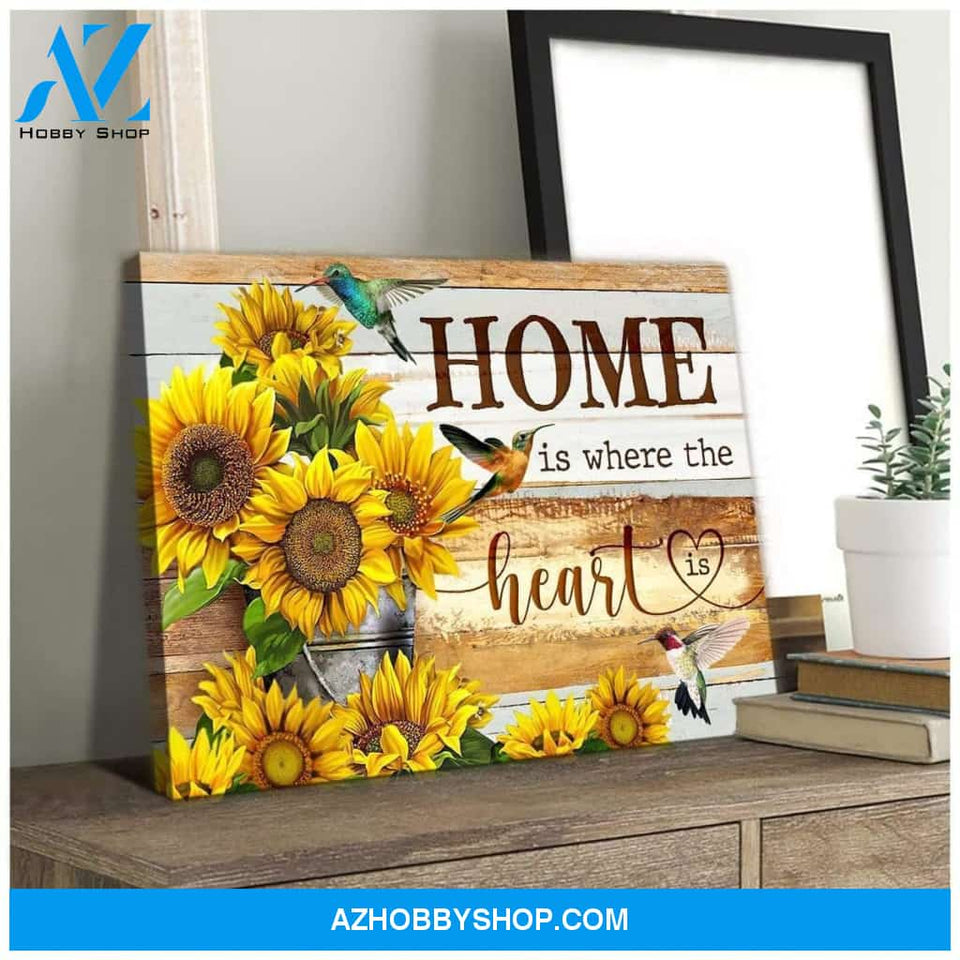 Home Hummingbird Wall Art Canvas