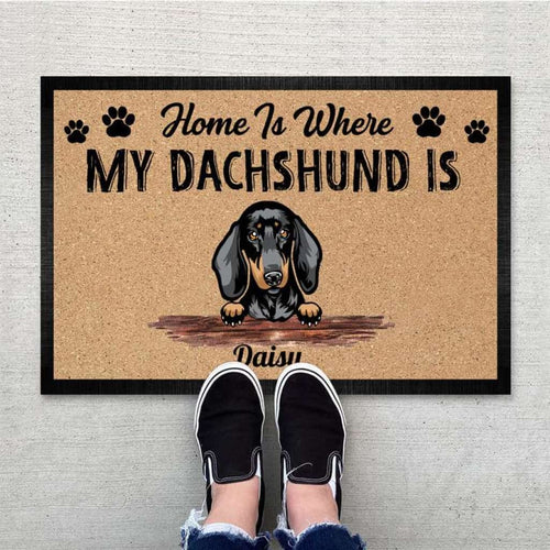 Home is Where My Dogs Are Doormat, Dog Lover Gift, Welcome Mats