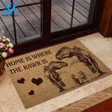Home Is Where The Rawr Is - Dinosaur Doormat