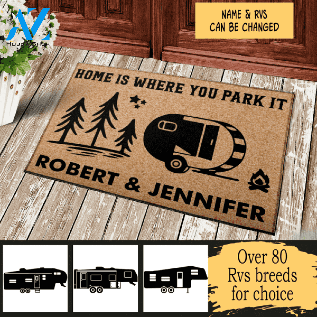 Home Is Where You Park It - Doormat