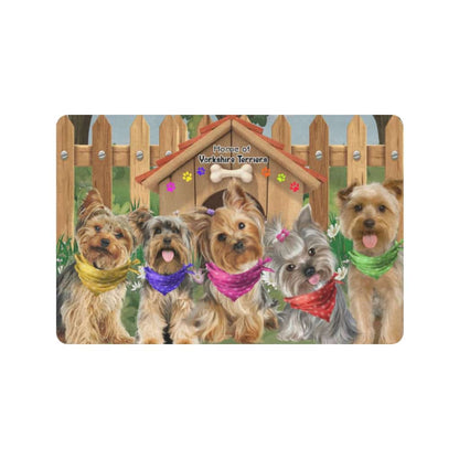 Home Of Yorkshire Terrier Dog Lover Doormat Welcome Mat