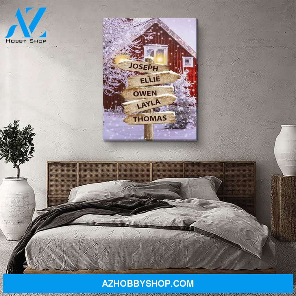 Home - Personalized Custom Name Canvas