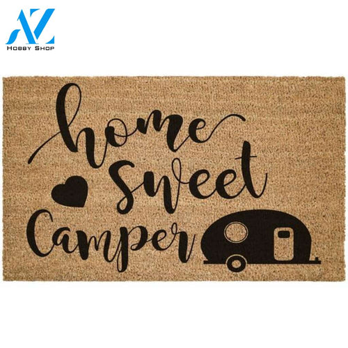 Personalized Name Family House Home Sweet Camper Indoor And Outdoor Doormat Welcome Mat House Warming Gift Home Decor Funny Doormat Gift Idea