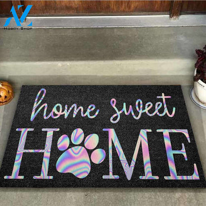 Home Sweet Home - Dog Coir Pattern Print Doormat