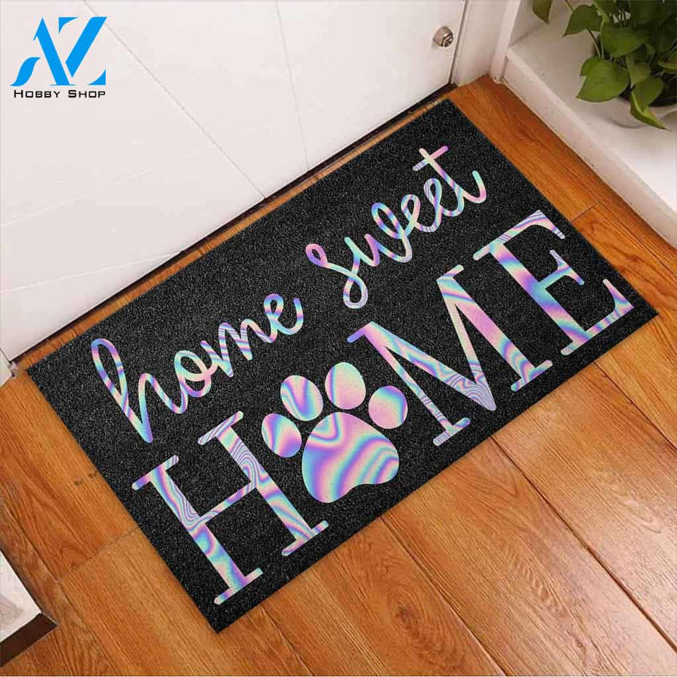 Home Sweet Home - Dog Coir Pattern Print Doormat