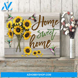 Home Sweet Home - Hummingbird Premium Wall Art Canvas