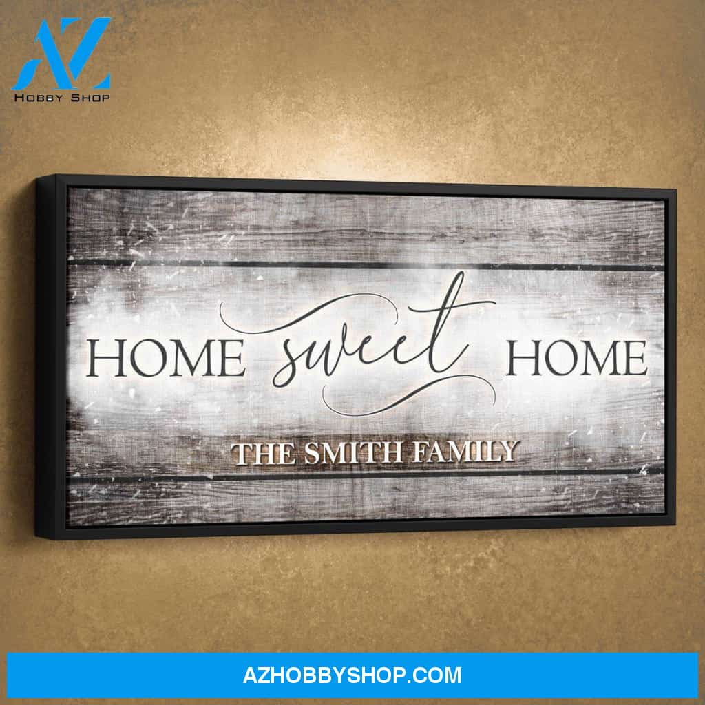 Home Sweet Home Personalized Premium Canvas