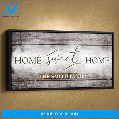 Home Sweet Home Personalized Premium Canvas