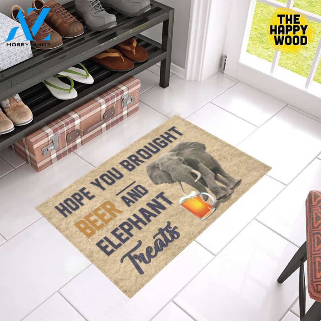 Hope You Bought Beer And Elephant Treats Doormat