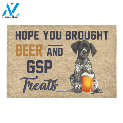 Hope You Brought Beer And GSP Printed Doormat Home Decor