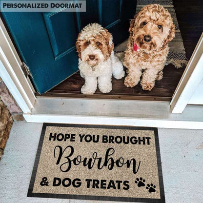 Hope You Brought Dog Treats Doormat, Dog Lover Gift
