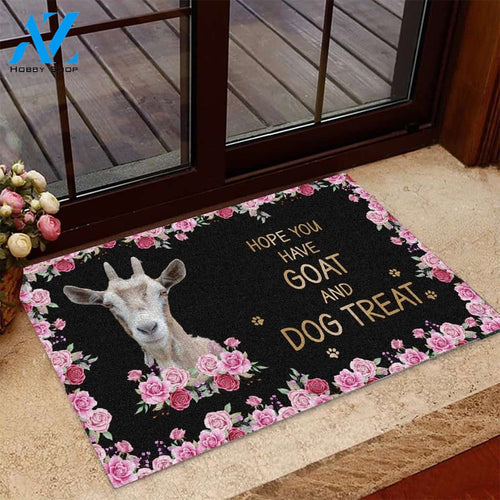 Hope You Have Goat And Dog Treat Doormat | Welcome Mat | House Warming Gift
